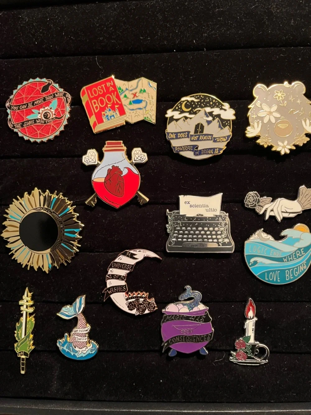 Owlcrate 14 Enamel Bookish Pins